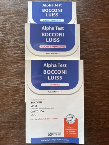 Alpha test bocconi - alpha, luiss