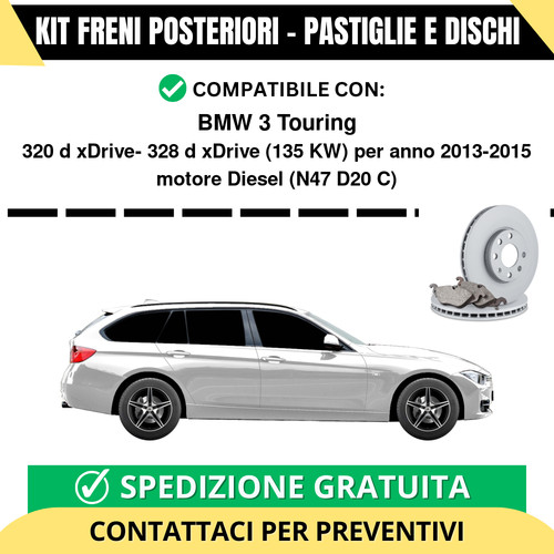 Kit freni posteriori - freni, per