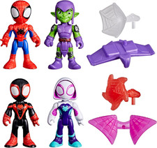 Hasbro Marvel, Spidey E I Suoi Fantastici Amici, Set Avventure a Colpi Di Ragnat