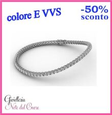 BRACCIALE TENNIS IN ORO BIANCO
