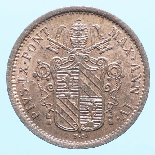 Pio baiocco 1850 iv - pio, ix