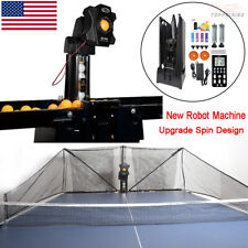 Q8-PRO Robot da Ping Pong Automatico Macchina per Palline da Ping Pong con Rete di Cattura Allenamento