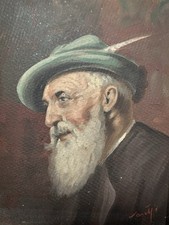 Olio Firmato: Ritratto Di Un