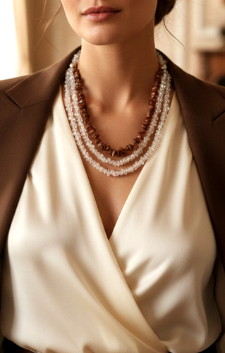 Collana vintage bijoux - collana,