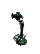 Telefono antico a candela in