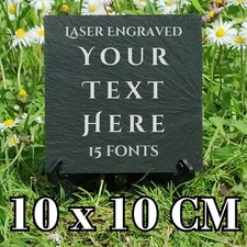 Targa quadrata ardesia