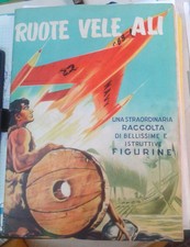 ALBUM FIGURINE VINTAGE COMPLETO BEA MILANO RUOTE VELE ALI 1958