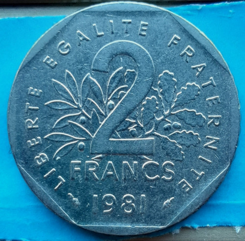 Moneta franchi repubblica - moneta,
