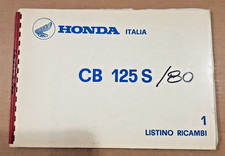 CATALOGO RICAMBI HONDA CB 125