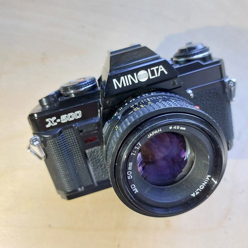 Minolta 500 fotocamera - minolta, x-500