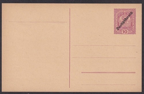 Austria 1914 10h cartolina