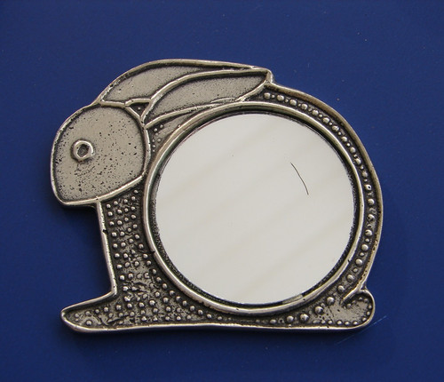 Specchio tascabile vintage - , in