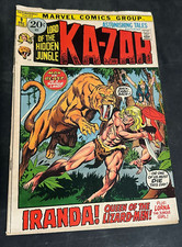 Ka-Zar Lord of the Hidden Jungle #9  Vintage Marvel Comic Book