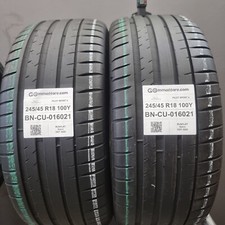 2 pneumatici michelin 245/45 r18 100y runflat estivi cu016021