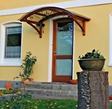 Pensiline in legno lamellare pensilina copertura policarbonato MOD. ALBA RICCIO