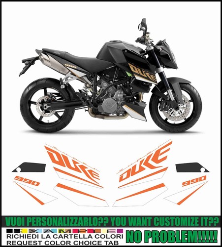 Adesivi super duke 990 2011 - duke,