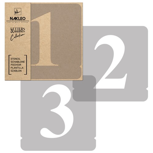 Stencil lettere numeri - stencil,