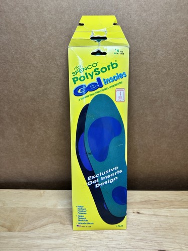 Spenco polysorb solette gel - gel, #6