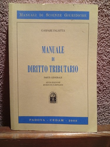 Manuale diritto tributario - diritto,