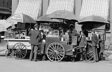 Hot Dog Cart Streets New York