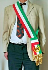 fascia da sindaco a nastro