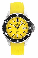 Lorenz Easy Time Sport 030263CC Orologio al quarzo con cinturino in gomma giallo
