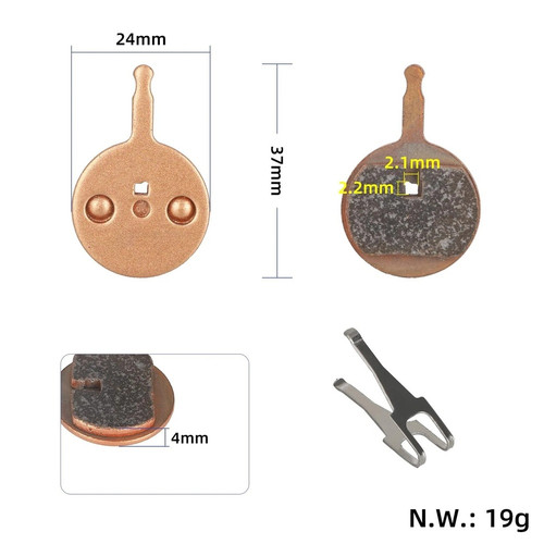 Pastiglie freno per sram bb5 - pastiglie,