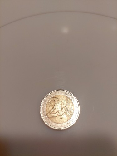 Moneta euro con - 2, di