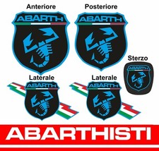 Abarth kit copriloghi adesivi - abarth,