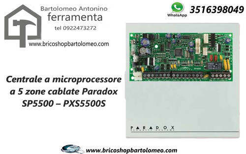 Paradox centrale antifurto a - centrale,