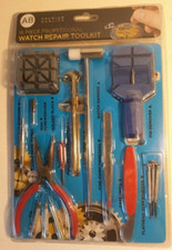 KIT RIPARA OROLOGI -OROLOGIO APRICASSE TOGLIMAGLIE SET CACCIAVITI X  RIPARAZI-4+