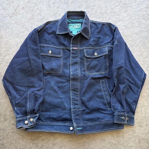 Giacca denim fubu platino - giacca,