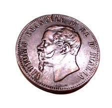 10 Centesimi 1867 T Regno d'Italia Vittorio Emanuele II (1861-1878)
