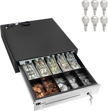 Cassetto per contanti POS nero