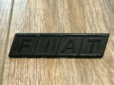 FIAT 125MM LOGO SIGLA EMBLEMA FREGIO STEMMA SCRITTA TARGHETTA BADGE TARGA PLACCA