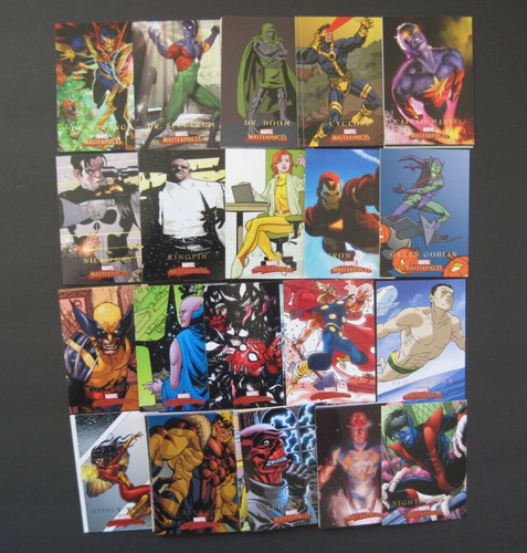 Marvel masterpieces cards - marvel,