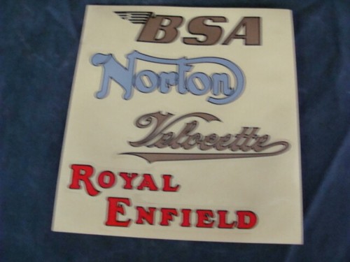 Adesivi moto bsa norton royal - norton,