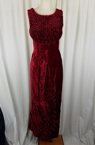 Maxi abito vintage velluto