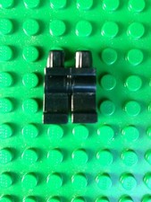 LEGO (970c00) 1x OMINO GAMBE + FIANCHI nero black schwarz MINIFIG LEGS vintage