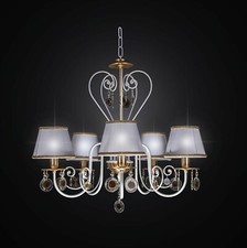 Lampadario classico in ferro