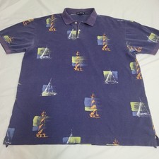 Polo blu vintage Nautica uomo
