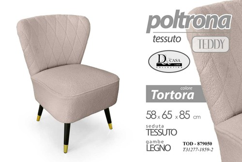 Poltrona seduta tessuto sedia - poltrona,