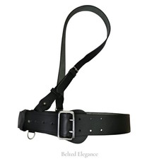 Sam Browne Leather Belt with