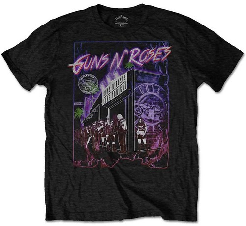 Maglietta guns roses sunset - guns,
