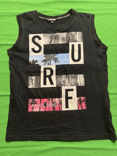 Shirt surf nera maui - t-shirt, &