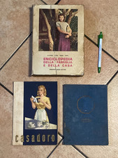Lotto 3 libri cucina e casa vintage 1934-1956 ricette e bon ton - Collezione