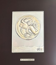 Salvador Dalì - Eva Espacial- Bassorilievo Argento (Info Schifano Guttuso Sughi)