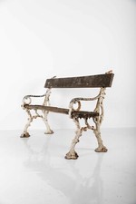 Antica panca vittoriana da