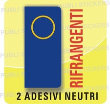 2 ADESIVI RIFRANGENTI PER