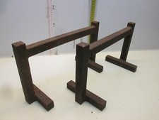 COPPIA PORTA CEPPO LEGNA  POGGIA GRIGLIA PER CAMINETTO ATTREZZI DA LAVORO
